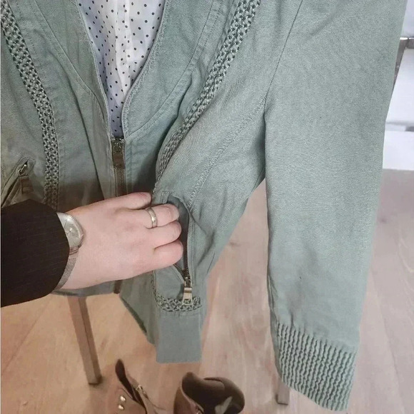 Zara green jacket - Picture 5 of 8